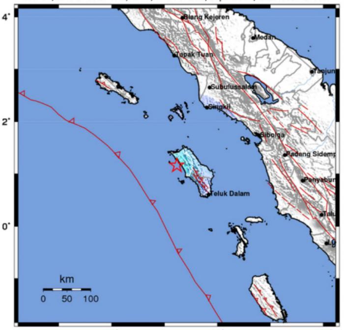  Kepulauan Nias Diguncang Gempabumi 4.7 SR