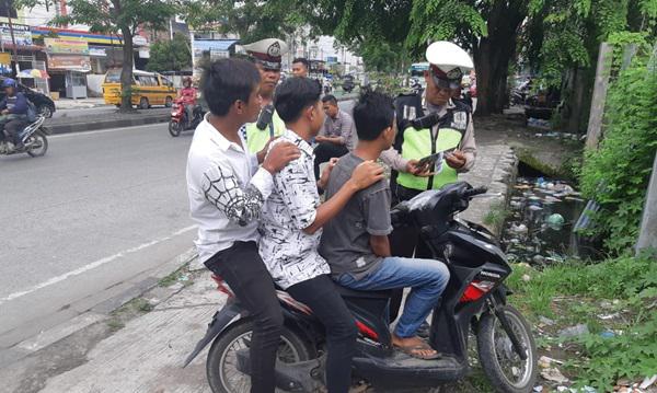 Polsek Medan Kota Urutan Kedua Tindak Pengendara Selama Operasi Keselamatan