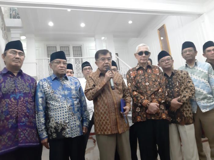 Pertemuan JK dan Sejumlah Tokoh Hasilkan 2 Kesimpulan