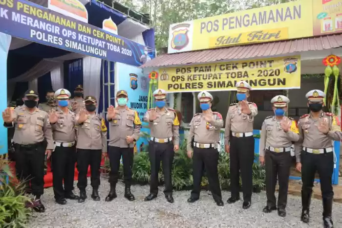 Kapolres Simalungun Sambut Langsung Kunker  Dirlantas Polda Sumut 
