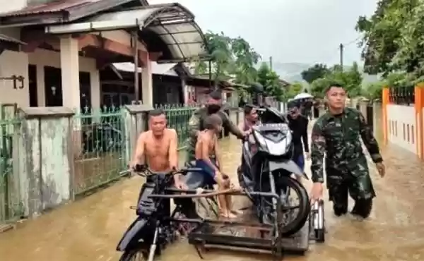 10 Daerah di Aceh Banjir, 2 Bocah Tewas dan 2.500 Jiwa Mengungsi