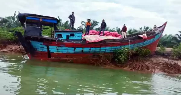 TNI AL Gagalkan Penyelundupan 20 Ton Bawang Merah