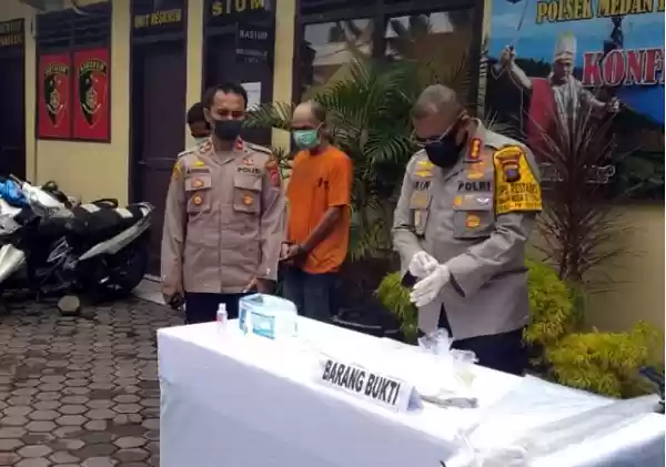 Dua Pelaku Pencuri Pagar Besi Lapangan Merdeka Nginap Di Polsek Medan Barat