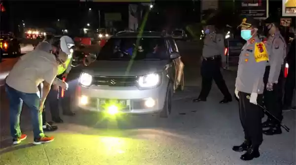 Check Point Di Jalinsum, Polres Sergai Putar Balik Lagi Ratusan Kendaraan