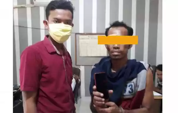 Pencuri HP dan TV Di Sei Nagalawan Rayakan Lebaran Di Penjara