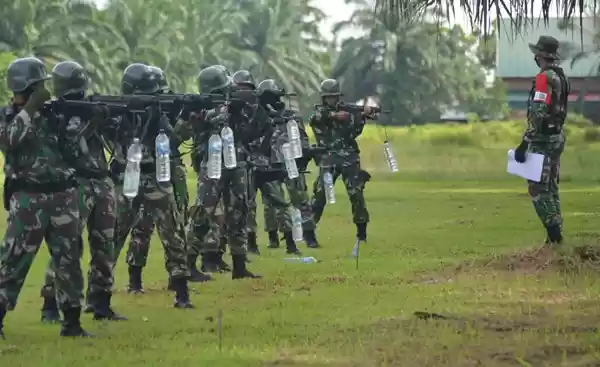 Batalyon Arhanud 11/WBY Latihan Tembak Menembak TTR