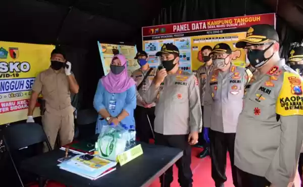 Lima Kampung Tangguh Dinilai Tekan Penmyebaran Covid-19, Diapresiasi Kabaharkam Polri