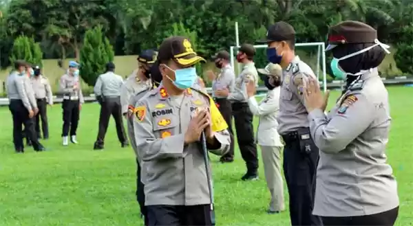 Halal Bi Halal, Polres Sergai Terapkan Protokol Kesehatan