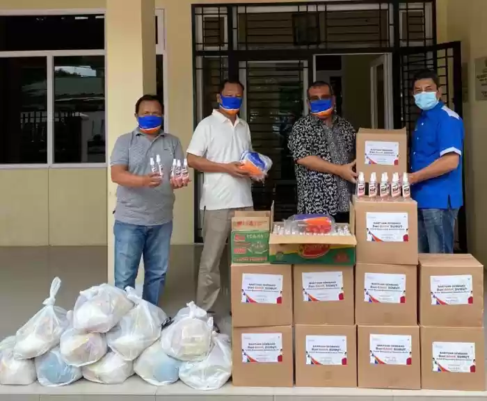 PWI Sumut Kembali Serahkan Paket Sembako