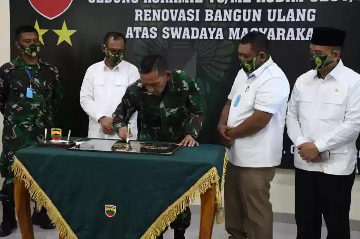 Pangdam I/BB Resmikan Kantor Koramil 10/ML Kodim 0201/BS