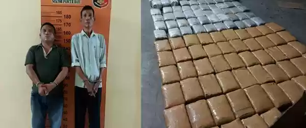 Di Tengah Wabah Corona Seludupkan Ratusan Bal Ganja, Dua Pemuda Ini Berakhir di  Bui