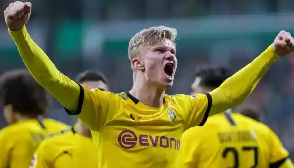 Erling Haaland Tengah tajam di Liga Jerman 2019-2020