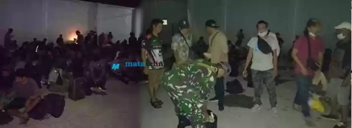  194 WNI Pulang dari Malaysia Terombang Ambing Dilaut, Diamankan TNI AL Perairan Batubara