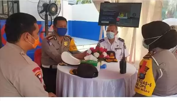 Dirlantas Polda Sumut Lakukan Pengecekan Pos PAM Simpang Beo