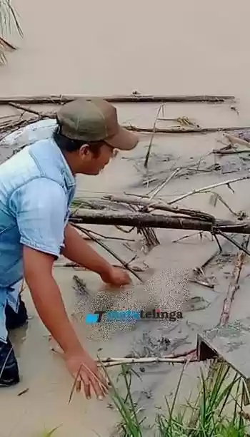 Warga Lingkungan I Sei Renggas Kisaran Geger Melihat Adnya Sosok Bayi Mengambang Di Sungai