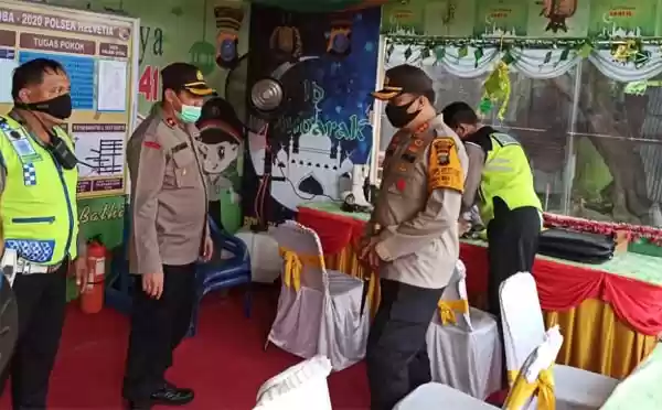 Kapolrestabes Medan Cek Kesiapan Pos Pengamanan Idul Fitri 1441 H