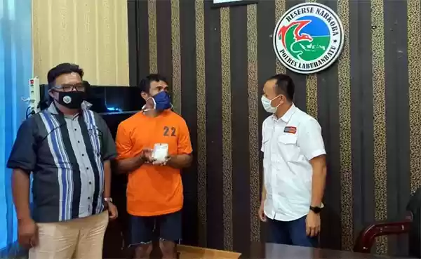 Sat Narkoba Polres Labuhan Batu Amankan Residivis Kasus Narkoba