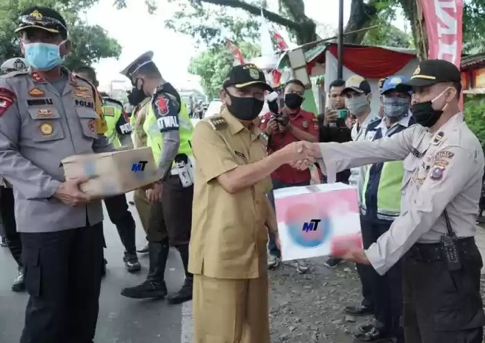 Bupati Asahan Bersama Forkopimda Check Pos Pam dan Post Sekat Ops.Ketupat Toba 2020