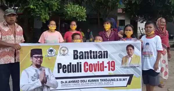 Bang Doli, Anggota DPR RI Bagikan 20.000 Masker ke 10 Kabupaten Kota di Sumut