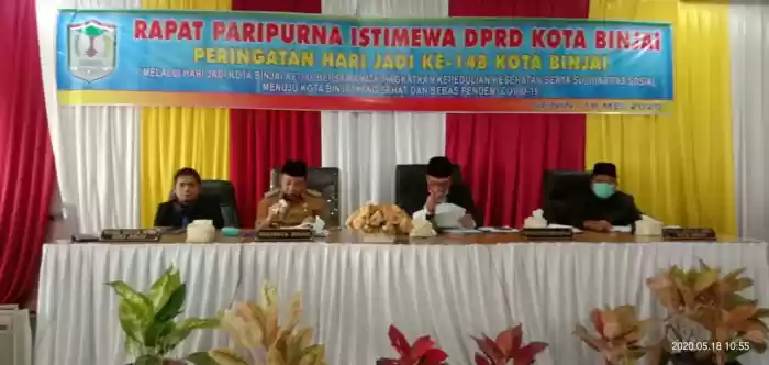 Walikota Binjai Menghadiri Rapa Paripurna Istemawa, Bahas Hari Jadi Kota Binjai