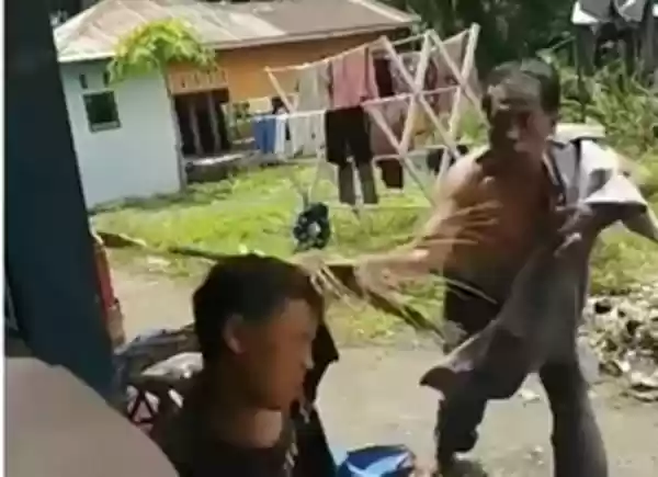 Polisi Selidiki Video 2 Bocah Pemulung  di Medan Dipukuli