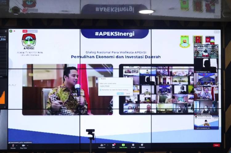 Wali Kota Medan Ikuti Dialog Nasional Pemulihan Ekonomi dan Investasi Daerah