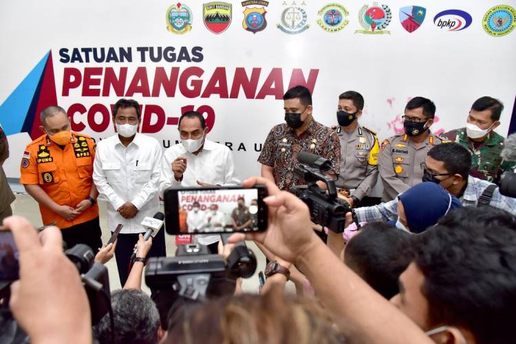 Peniadaan Mudik Lebaran 2021,  Edy Rahmayadi Pastikan Petugas   Bekerja 24 Jam di 73 Posko
