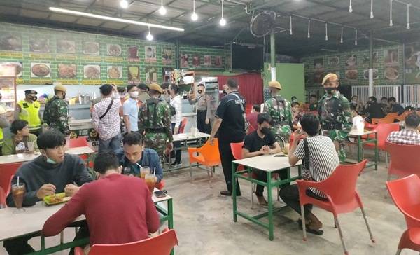 Tegakkan Protokol Kesehatan, TNI dan Polri di Deliserdang Gelar Operasi Yustisi