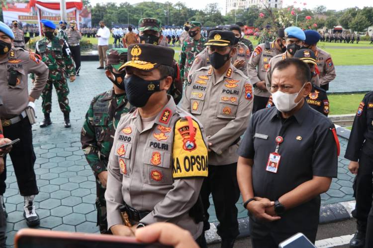 Kapolda dalam Apel Gelar Pasukan Ops Ketupat Semeru 2021