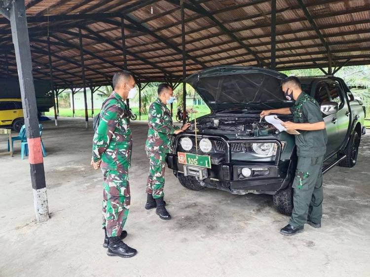 Persiapan Satgas, Tim Asnik dan Rikmat Datangi Yonarmed 2/105 TRK/KS