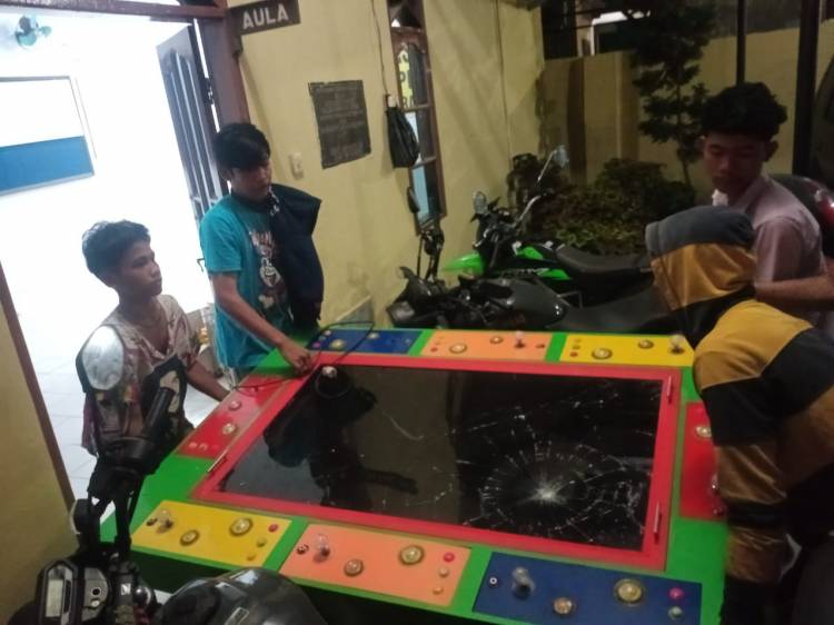 Respon Cepat, Polsek Hamparan Perak Amankan Mesin Judi Tembak Ikan