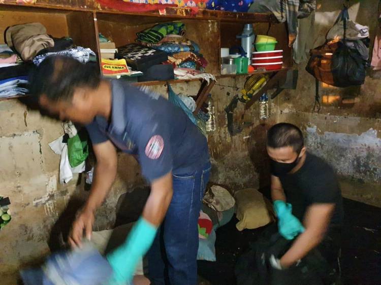 Cegah Barang Terlarang, Petugas Lapas Kota Pinang Geledah Kamar Tahanan