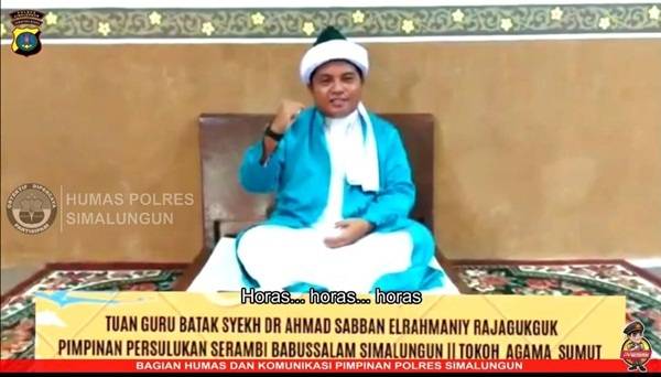 Tuan Guru Syekh H.DR Ahmad Sabban Elrahmany Rajagukguk Apresiasi Capaian 100 Hari Kerja Kapolri