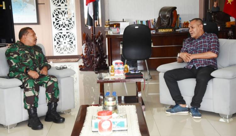 Terima Kunjungan Pengurus JMSI Maluku, ini Harapan Pangdam XVI/Pattimura