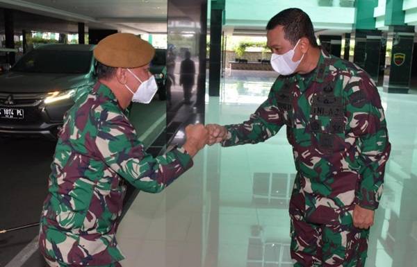 Kasdam I/BB Terima Kunjungan Danpusenarhanud Kodiklatad