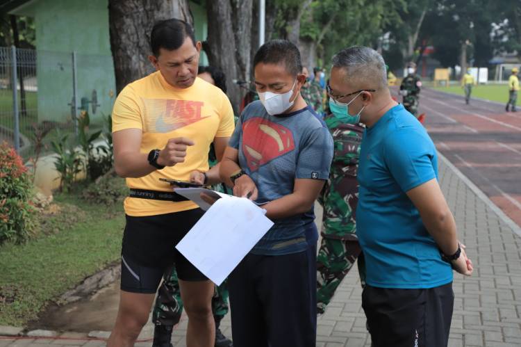 Pangdam I/BB, Ukur kemampuan Fisik Para Pamen