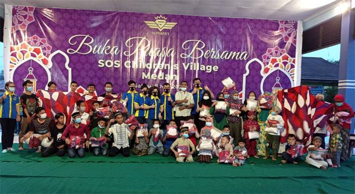 Dima Supernet Buka Puasa Bersama Anak Asuh SOS Children's Village Medan