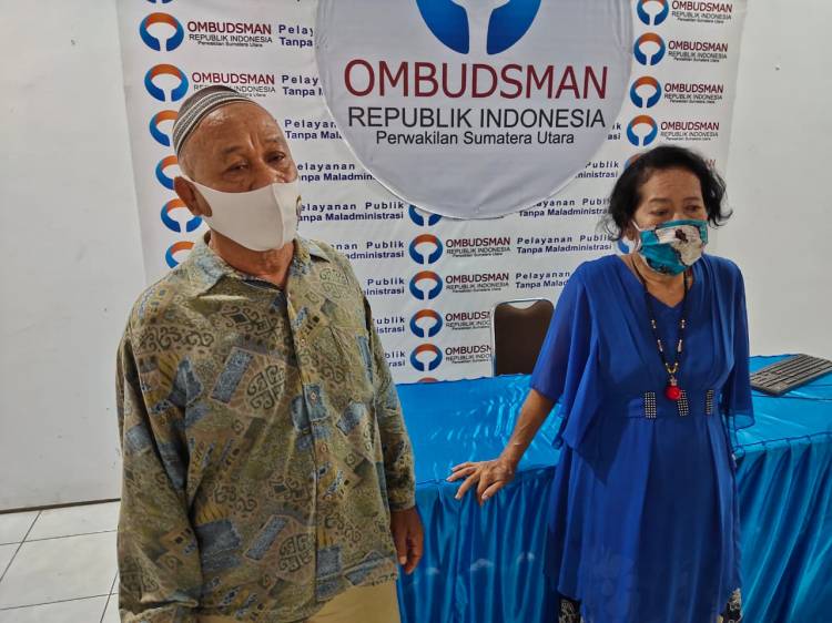 Nenek Halimah Menangis di Ombudsman, Lahannya Dibeli Pemko untuk RTH Tapi Tak Dibayar