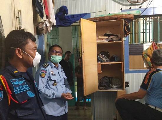 Deteksi Gangguan Kamtib Usai Lebaran, Lapas Klas 1 Medan Lakukan Razia Blok Hunian