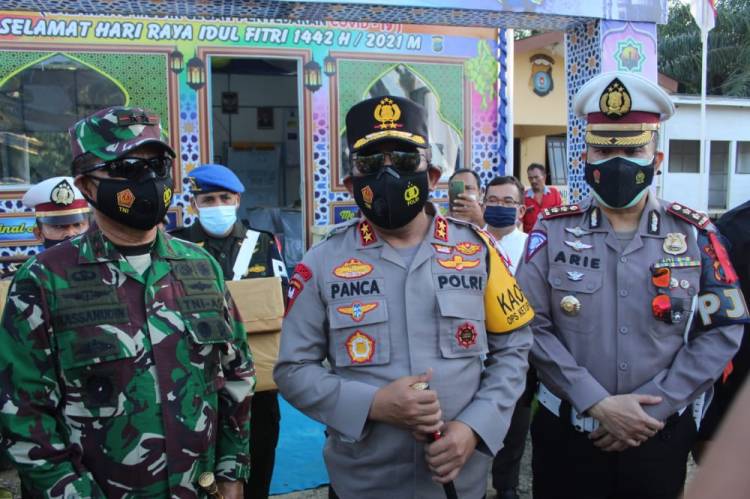 Operasi ketupat 2021 berakhir, Kapoldasu : Pos Pengamanan Pastikan Pelintas Swab Antigen
