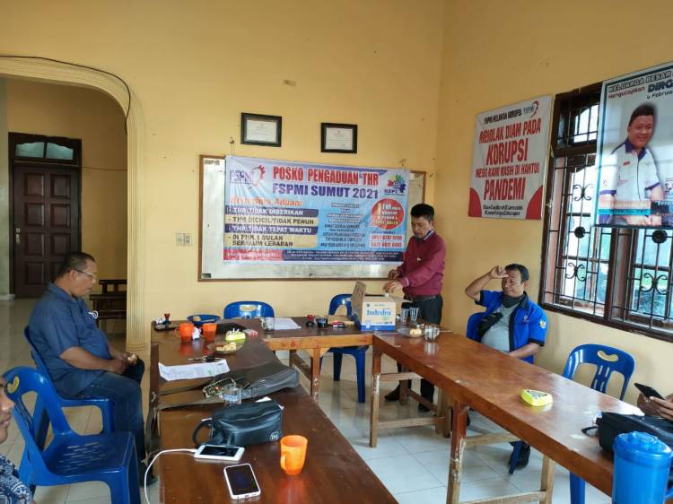 FSPMI Sumut Buka Posko Pengaduan THR 2021, Ini Call Center nya