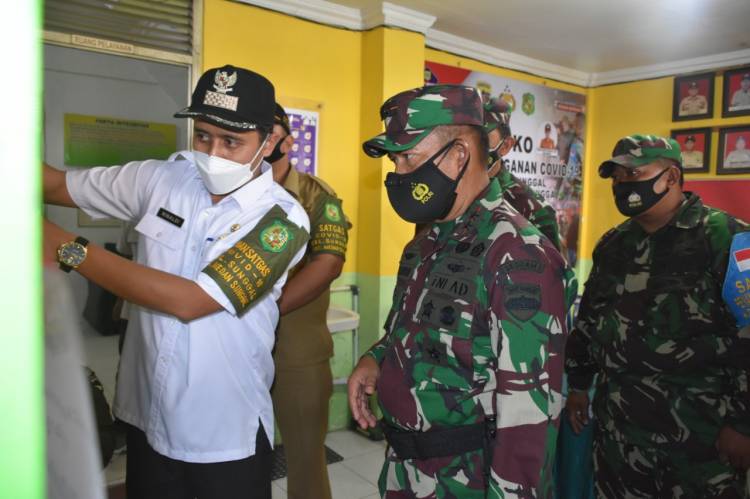 Pangdam I/BB : Tingkatkan Peran Aktif posko Satgas  Penanganan  Covid- 19