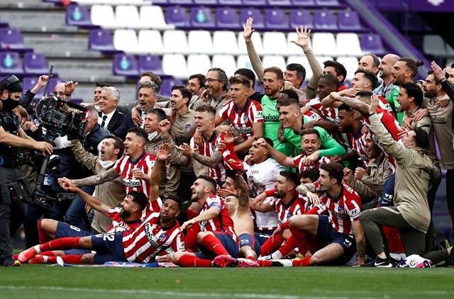Atletico Madrid Rebut Gelar Juara Liga Spanyol Musim 2020-2021