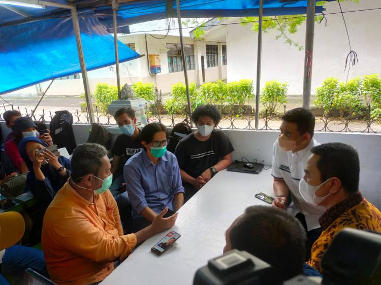 Kunjungi Warkop FJM, Bobby Nasution Akan Benahi Hubungan Pemko Dengan Insan Pers