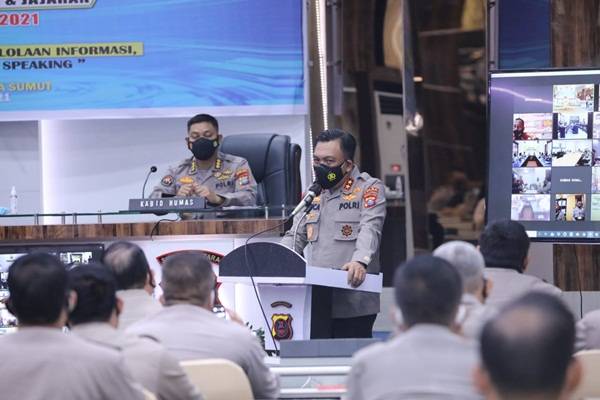 Buka Pelatihan Fungsi Humas, Kapoldasu Tegaskan Media sebagai Mitra strategis