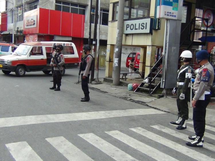 Pantau Arus Mudik Jelang Lebaran, Brimob Batalyon B Sumut Gencarkan Ops Padat Lalin