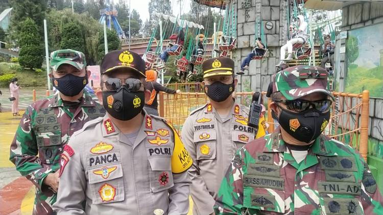Cegah Covid-19 Libur Lebaran, Kapoldasu dan Pangdam I/BB Tinjau Objek Wisata di Berastagi