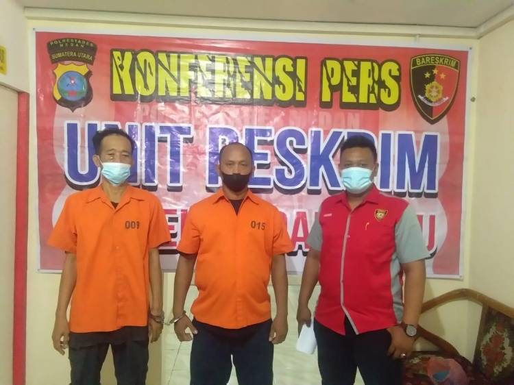 Pelaku Pencurian Bersama Penadah Ditangkap Tekab Polsek Medan Baru