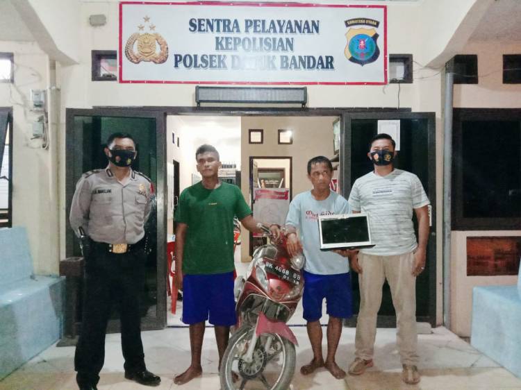 Berakasi di Jalan Husni Thamrin, 2 Pelaku Curat Ditangkap Reserse Polsek Datuk Bandar
