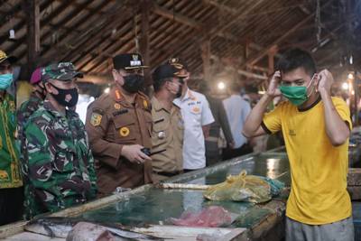 Patroli Prokes dan Pengawasan PPKM Mikro Berlanjut Sasar Tempat Aktivitas Warga di Kecamatan Medan Belawan